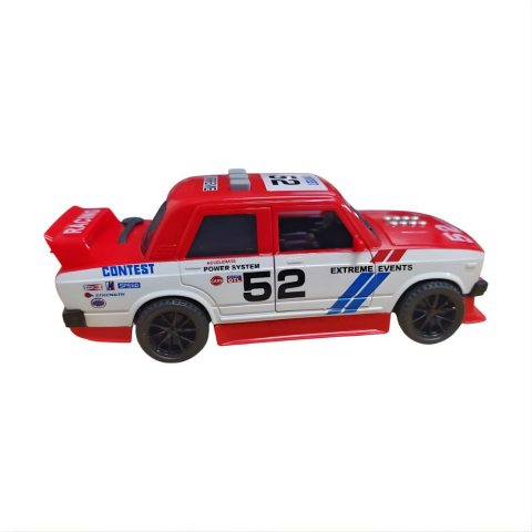 Kutulu Metal 6'lı Sesli Duman Atan Çek Bırak Araba