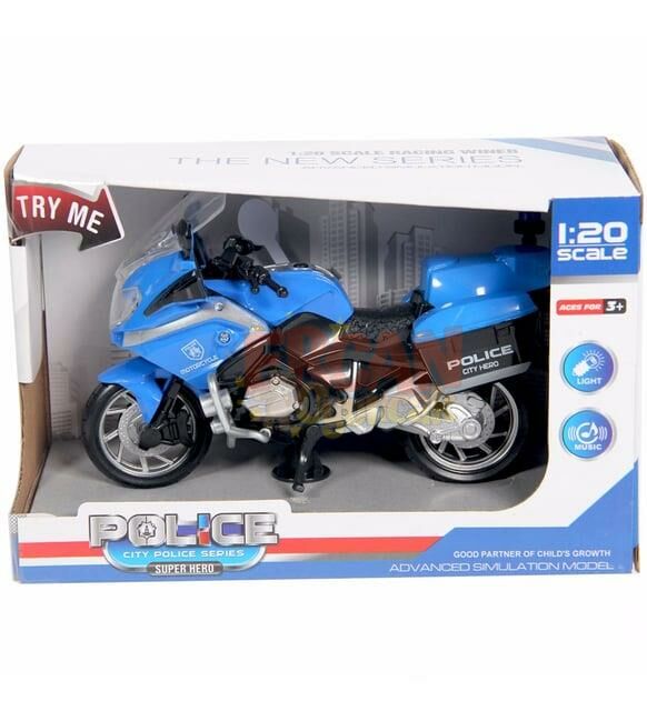 1:20 City Sesli Işıklı Motorsiklet