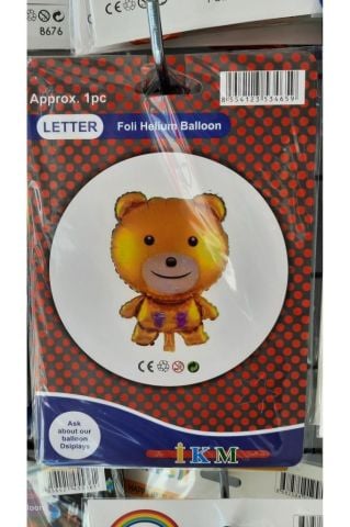 Ayıcık Gold Folyo Balon 76x48 Cm