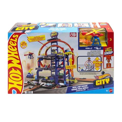 Hot Wheels City Mega Loop Garaj JBM74