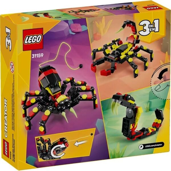 LEGO®31159 Creator Vahşi Hayvanlar: Şaşırtıcı Örümcek 153 Parça