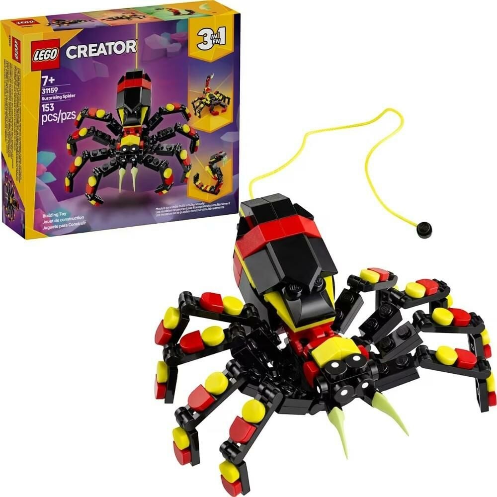 LEGO®31159 Creator Vahşi Hayvanlar: Şaşırtıcı Örümcek 153 Parça