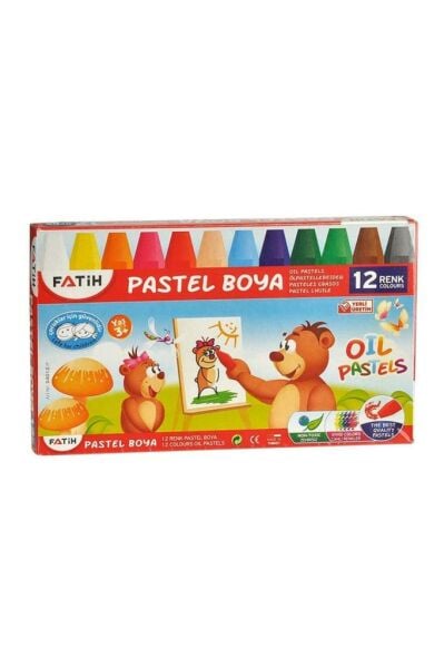 12 Renk Pastel Boya