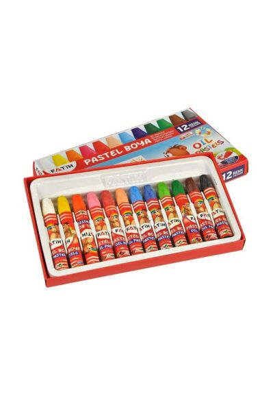 12 Renk Pastel Boya