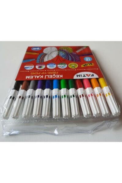 12 Renk Keçeli Kalem