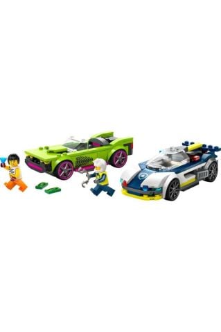 LEGO ® City Polis Arabası ve Spor Araba Takibi 60415 -  Yaratıcı Oyuncak Yapım Seti (213 Parça)