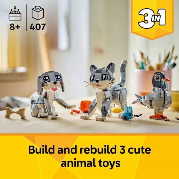 LEGO®Creator 31163 Şakacı Kedi 8+ Yaş 407 Parça