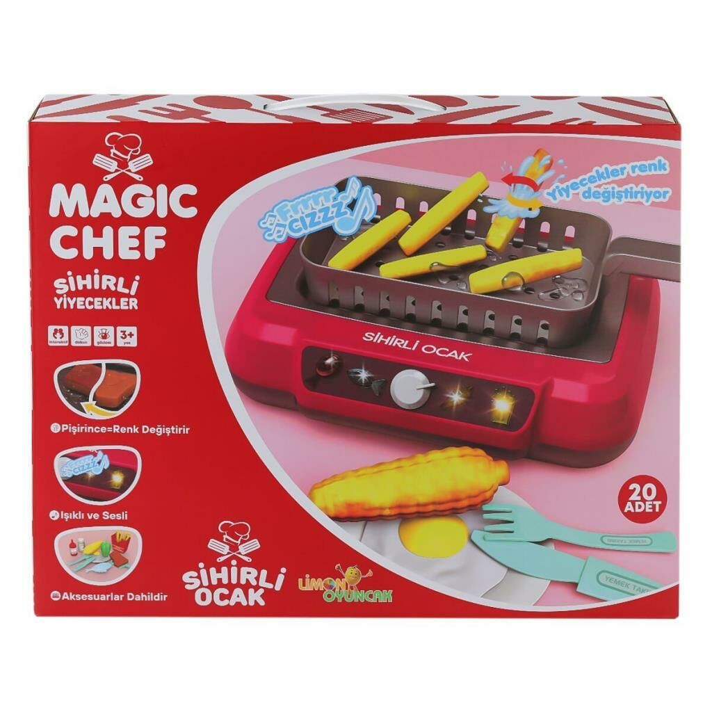 Magic Chef Barbekü Ocak Seti -Limon Oyuncak