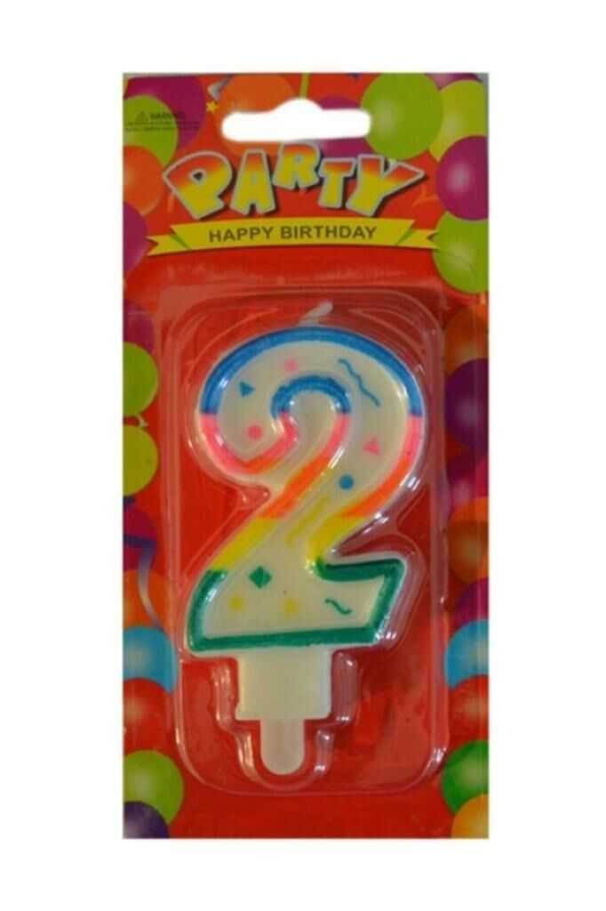 2 Yaş Doğum Günü Mumu