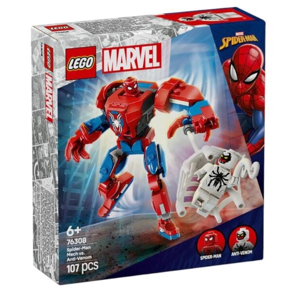 LEGO® Marvel Örümcek Adam Robotu, Anti Venom’a Karşı