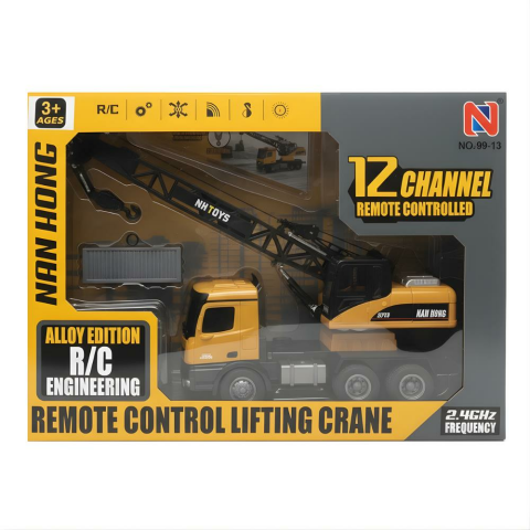 Büyük Kutuda 12 Kanallı Şarzlı İş Makinası Uzaktan Kumandalı