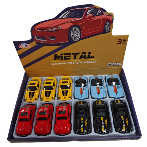 1:43 Çek Bırak Klasik Arabalar Display