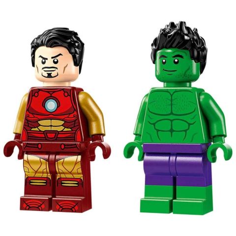 LEGO® Marvel Motosikletli Iron Man ve Hulk 76287 - 4 Yaş ve Üzeri Süper Kahraman Sevenler İçin Avengers Minifigürleri İçeren Yaratıcı Oyuncak Yapım Seti (68 Parça) 4