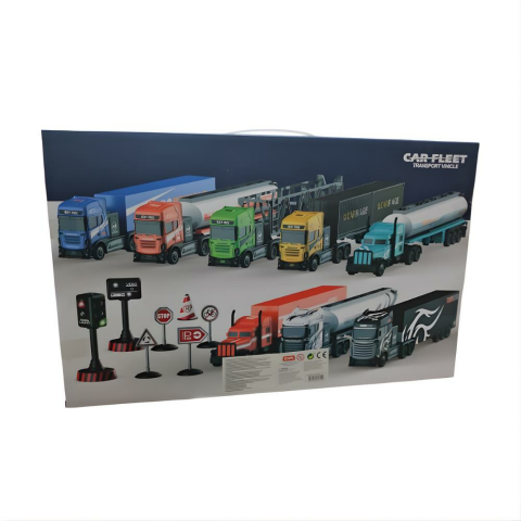 1:16 Işıklı ve Sesli Uzaktan Kumandalı Trafik Setli Tanker