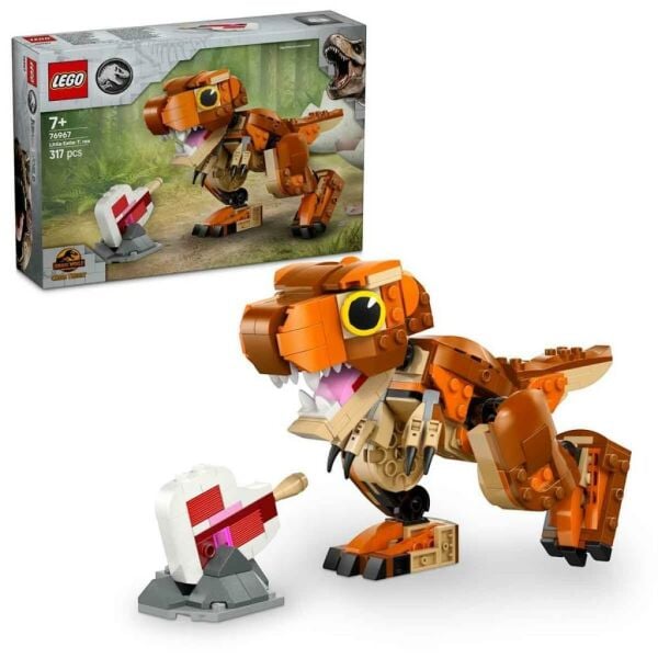 LEGO® Jurassic World Küçük Eatie: T. rex 76967 - 7 Yaş ve Üzeri Çocuklar için Dinozor İçeren Yaratıcı Oyuncak Yapım Seti (317 Parça) 6