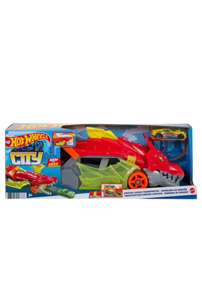 Hot Wheels Fırlatıcı Ve Taşıyıcı Ejderha