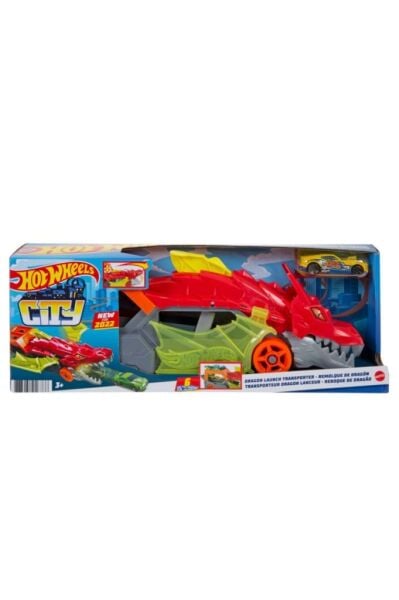 HOT WHEELS Fırlatıcı Ve Taşıyıcı Ejderha