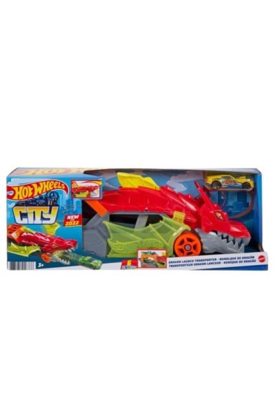 Hot Wheels Fırlatıcı Ve Taşıyıcı Ejderha
