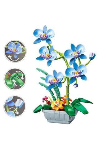 JAKI JK29011 Blok Mavi Orkide 31 Cm 581 Parça