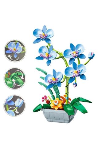 JAKI JK29011 Blok Mavi Orkide 31 Cm 581 Parça