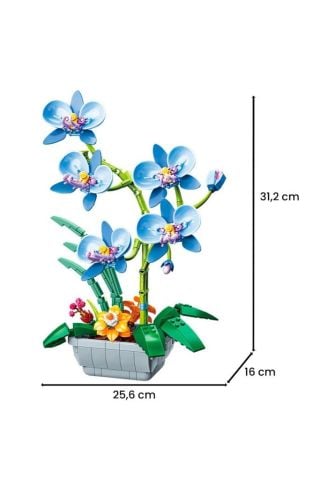 JAKI JK29011 Blok Mavi Orkide 31 Cm 581 Parça