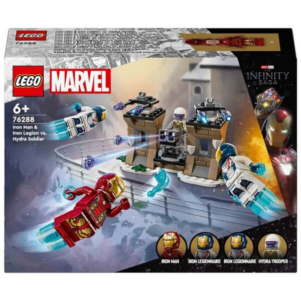 LEGO® Marvel Iron Man ve Iron Ordusu, Hydra Soldier’a Karşı 76288 – 6 Yaş ve Üzeri Süper Kahraman Sevenler İçin Yaratıcı Oyuncak Yapım Seti (135 Parça) 4