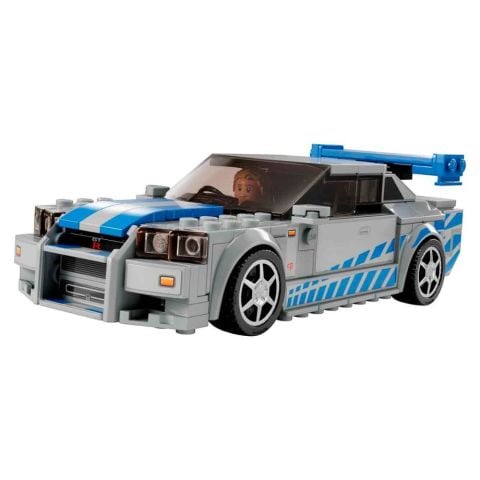 LEGO® Speed Champions Daha Hızlı Daha Öfkeli Nissan Skyline GT-R (R34) 76917 - 9 Yaş ve Üzeri Çocuklar için Yarış Arabası Modeli İçeren Koleksiyonluk ve Sergilenebilir Yaratıcı Oyuncak Model Yapım Seti (319 Parça) 4