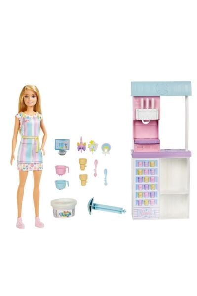 Barbie Dondurma Dükkanı Oyun Seti