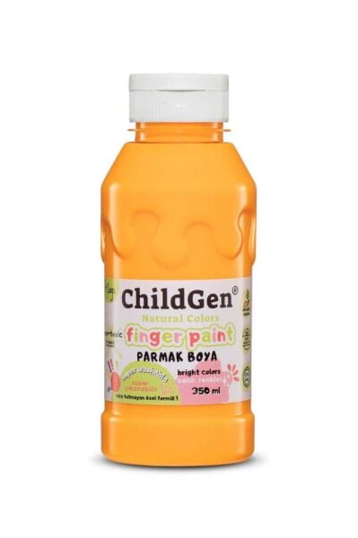 ChildGen Süper Yıkanabilir 3'lü Parmak Boya Neon Set (3X350ML)