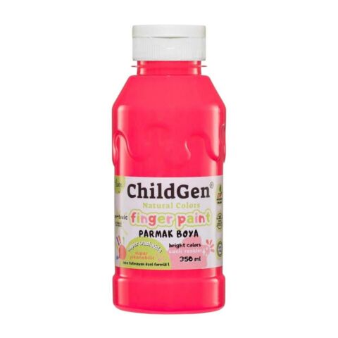 ChildGen Süper Yıkanabilir 3'lü Parmak Boya Neon Set (3X350ML)