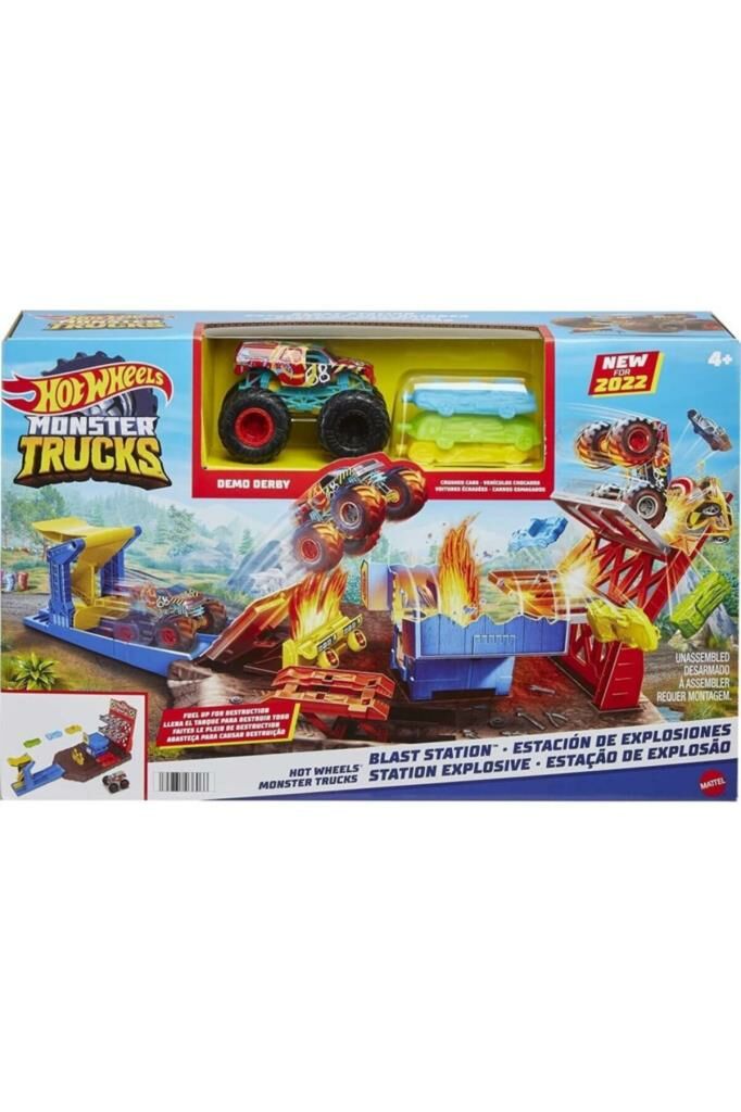 Hot Wheels Monster Trucks Patlama İstasyonu HFB12