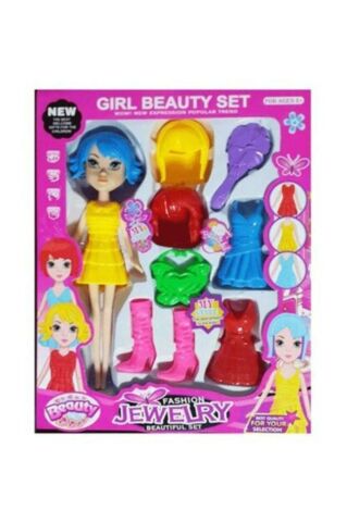 Yedek Elbiseli ve Aksesuarlı Kutulu Bebek