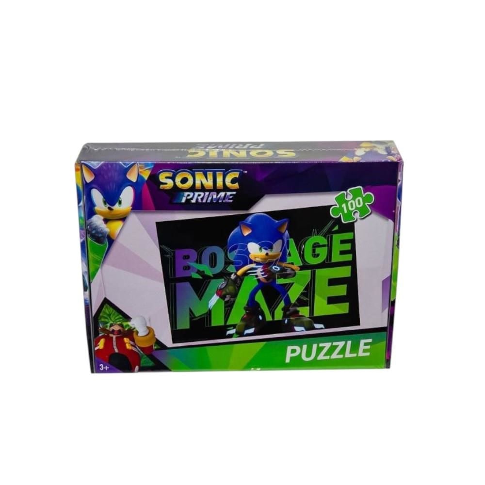 Sonic 100 Parça Kutu Puzzle -