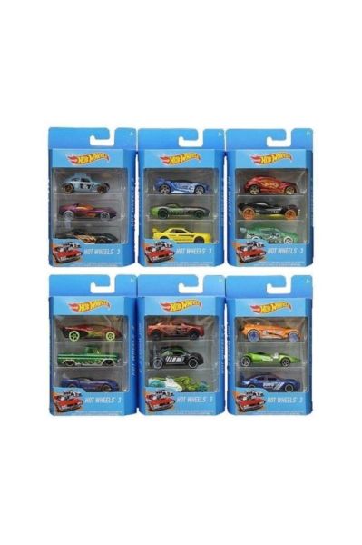 Hot Wheels 3 Lü Araba Seti