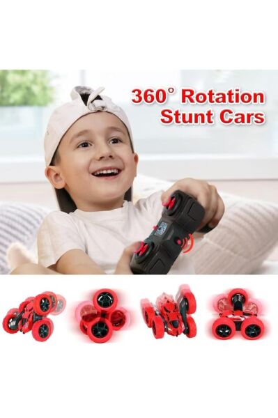 Oyuncak Uzaktan Kumandalı Takla Atan Araba 360 Derece Döner Full Fonksiyonlu Süper Hız Çocuk Oyuncak