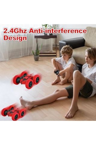 Oyuncak Uzaktan Kumandalı Takla Atan Araba 360 Derece Döner Full Fonksiyonlu Süper Hız Çocuk Oyuncak