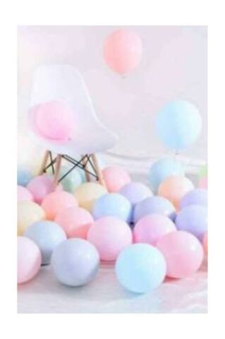 Balon Pastel Renkli Karışık 12 Inç Makaron (100'lü Paket)