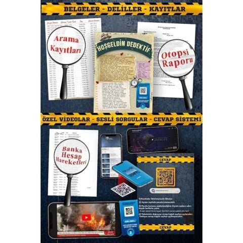 Çözülmemiş Davalar Mahzendeki Cinayet Dedektif Oyunu