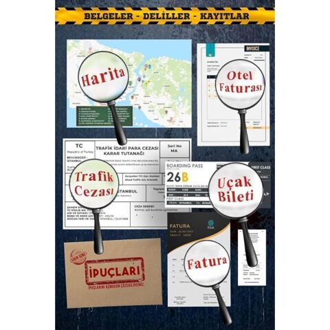 Çözülmemiş Davalar Mahzendeki Cinayet Dedektif Oyunu