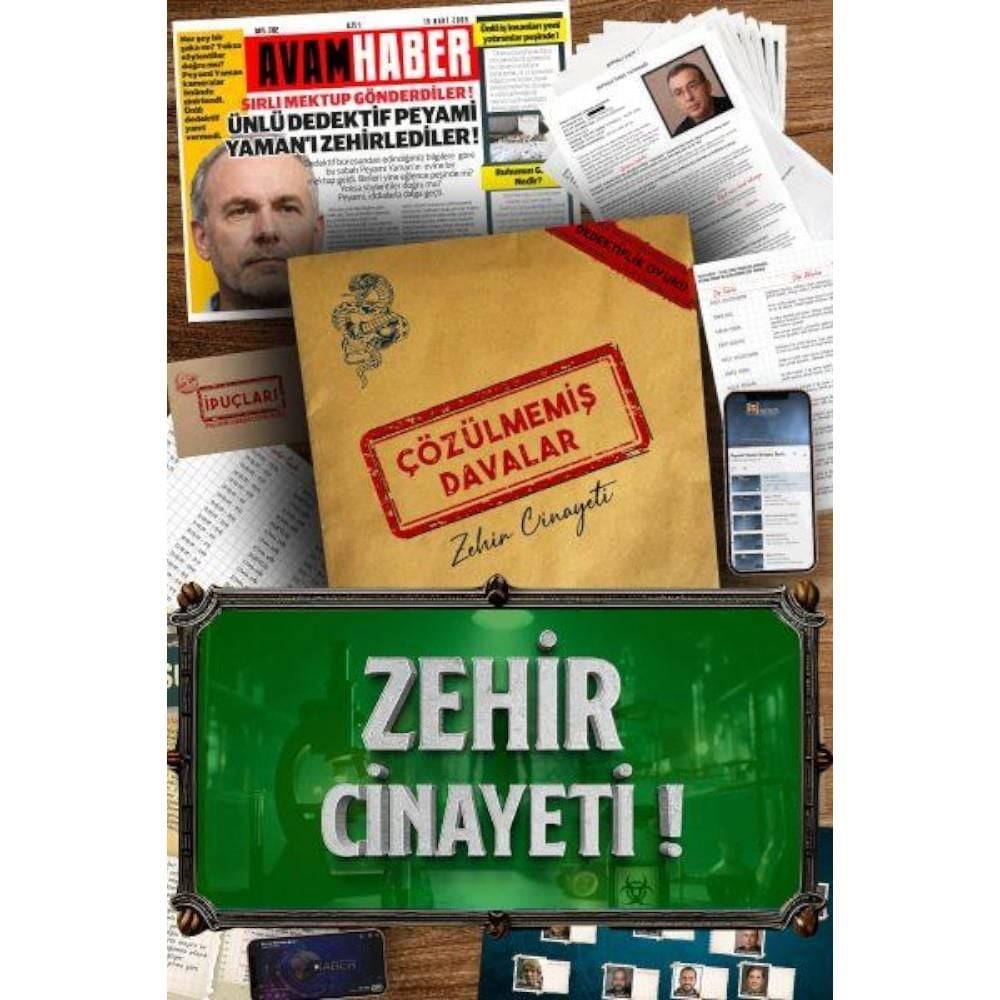 Çözülmemiş Davalar Zehir Cinayeti Dedektif Oyunu