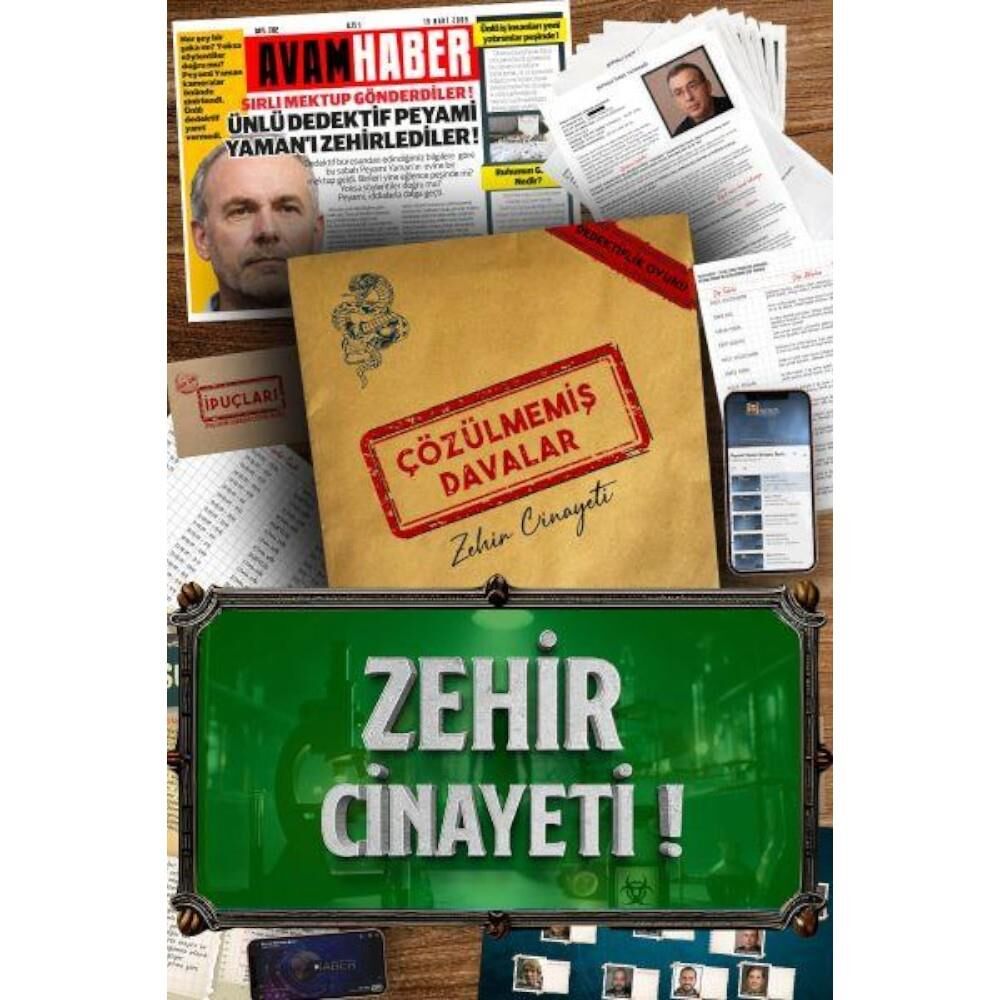 Çözülmemiş Davalar Zehir Cinayeti Dedektif Oyunu