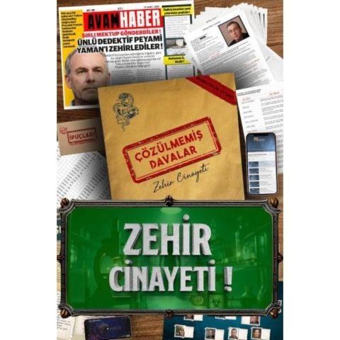 Çözülmemiş Davalar Zehir Cinayeti Dedektif Oyunu