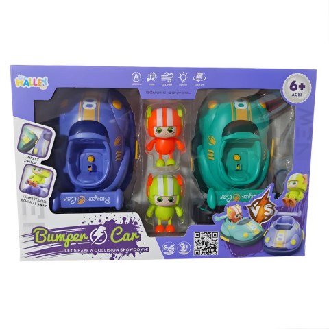 Uzaktan Kumandalı Şarjlı 2'li Çarpışan Fırlatan Arabalar