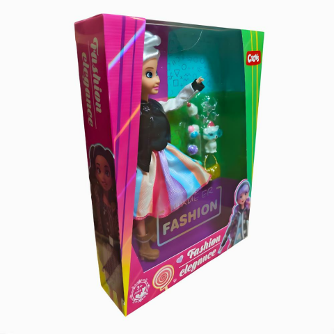 Moda Aksesuarlı Oyuncak Bebek 11,5 İnç