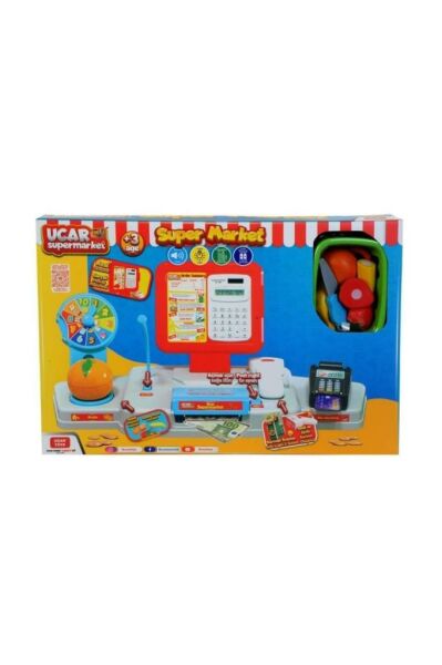 Barkod Okuyuculu Tartılı Pos Makineli Hesap Makineli Kesme Meyveli Yazar Kasa Süper Market