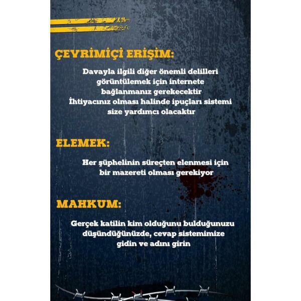 Çözülmemiş Davalar Akıl Hastanesi Dedektif Oyunu