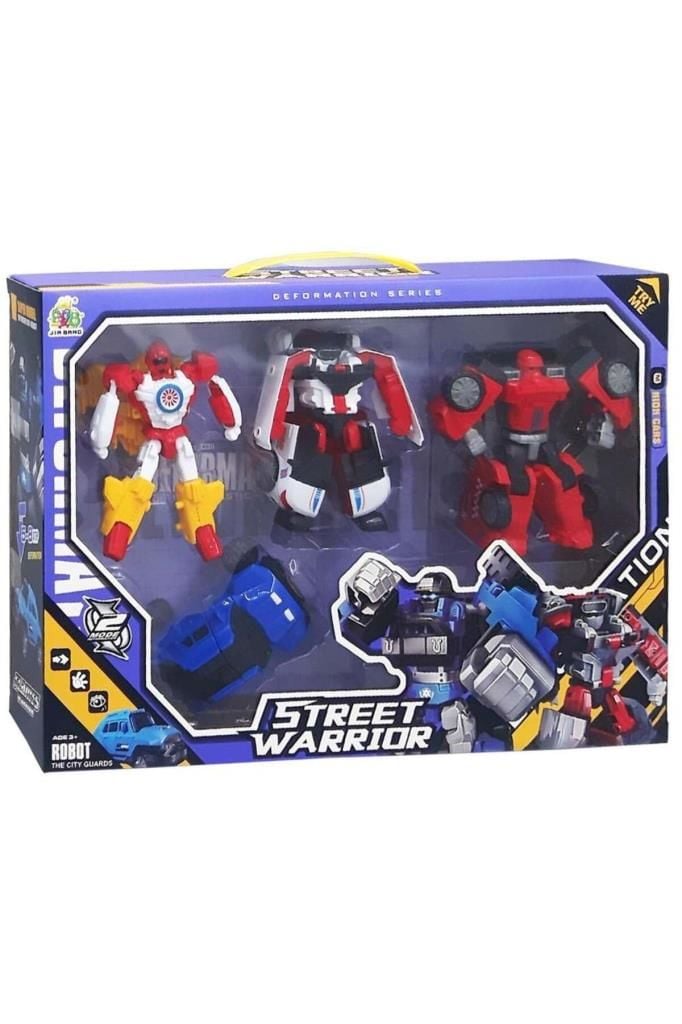 4'lü Dönüşebilen Robot Sokak Savaşçıları 788-17Y