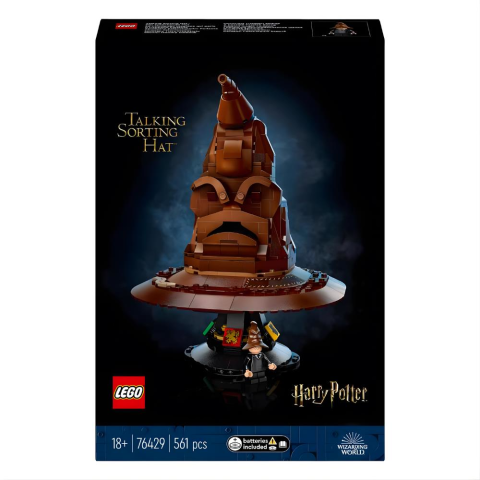 LEGO Harry Potter Konuşan Seçmen Şapka 76429 - Yetişkin Harry Potter Hayranları için Koleksiyonluk Yaratıcı Model Yapım Seti (561 Parça)