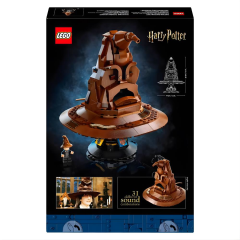 LEGO Harry Potter Konuşan Seçmen Şapka 76429 - Yetişkin Harry Potter Hayranları için Koleksiyonluk Yaratıcı Model Yapım Seti (561 Parça)