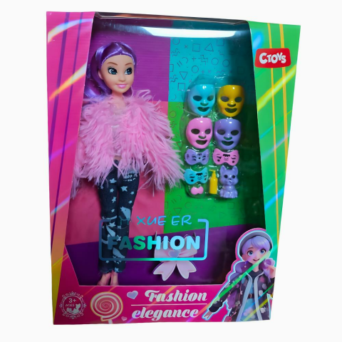 Moda Aksesuarlı Oyuncak Bebek 11,5 İnç